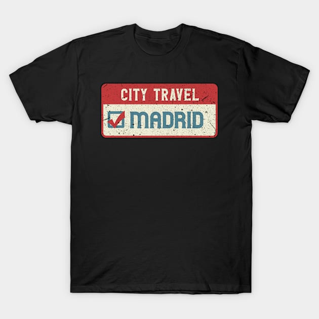 Madrid city travel T-Shirt by SerenityByAlex